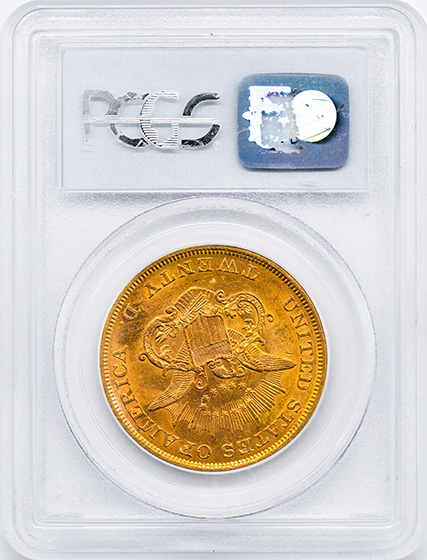 Picture of 1853 LIBERTY HEAD $20 MS62 