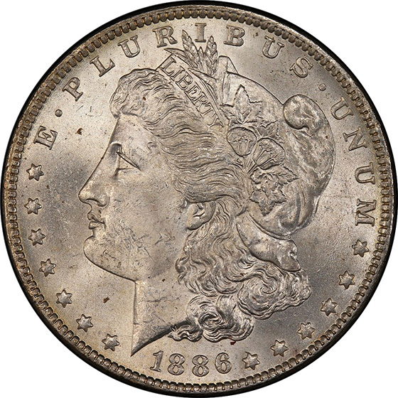 Picture of 1886-O MORGAN S$1 MS64+ 