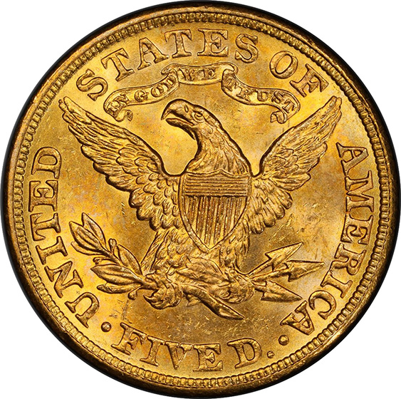 Picture of 1885 LIBERTY $5 MS65 