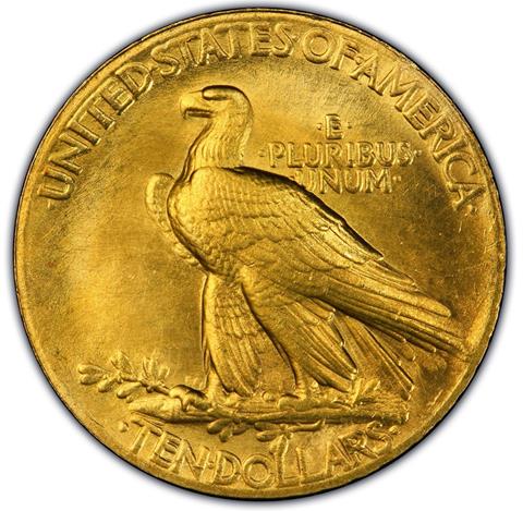1907 INDIAN $10 MS65