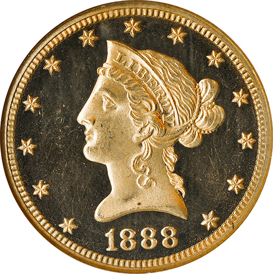 Picture of 1888 LIBERTY HEAD $10 PR66 Deep Cameo