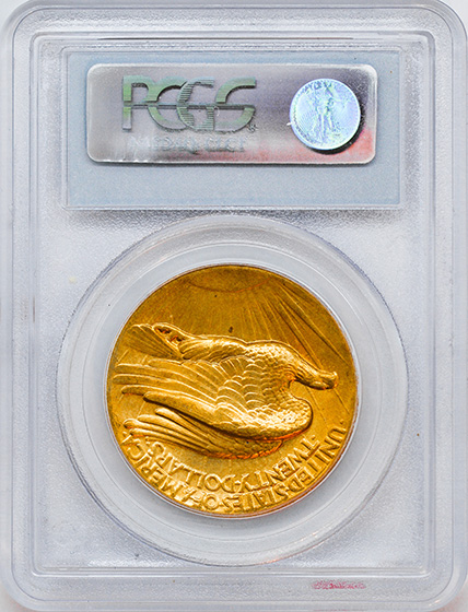 Picture of 1907 ST. GAUDENS $20, HIGH RELIEF-WIRE EDGE MS66 