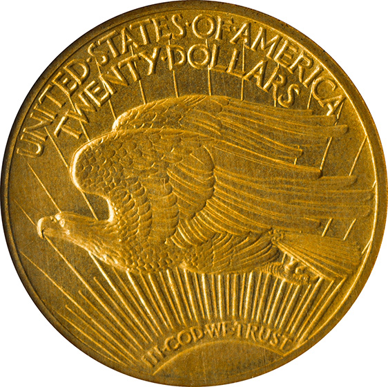Picture of 1909 ST. GAUDENS $20 PR68 