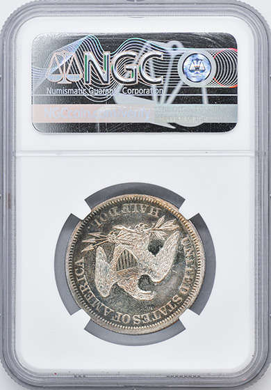 Picture of 1842 LIBERTY SEATED 50C, SMALL DATE, REV 1842 PR64 