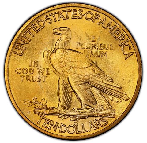 1930-S INDIAN $10 MS65+