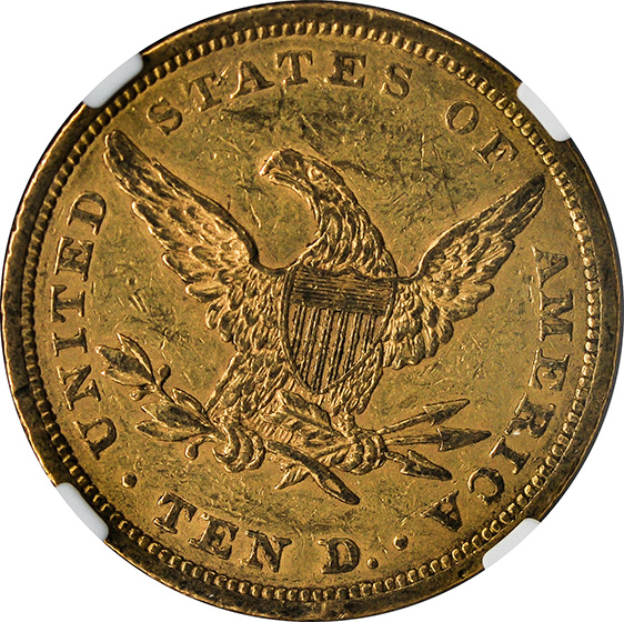 Picture of 1840 LIBERTY HEAD $10 AU58 