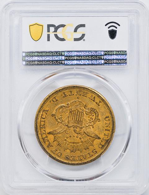 Picture of 1863-S LIBERTY HEAD $20 MS62 