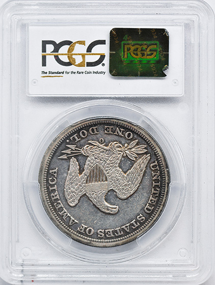 Picture of 1850-O LIBERTY SEATED S$1, NO MOTTO AU50 