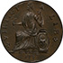 Picture of 1787 NOVA EBORAC STD LEFT COPPER MS66 Brown