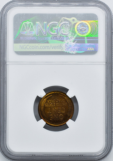 Picture of 1909 VDB LINCOLN MATTE 1C, VDB PR66 Red Brown
