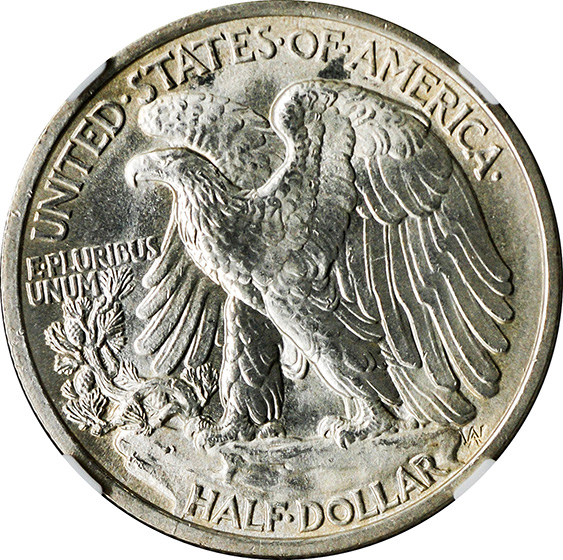 Picture of 1917 WALKING LIBERTY 50C MS67 