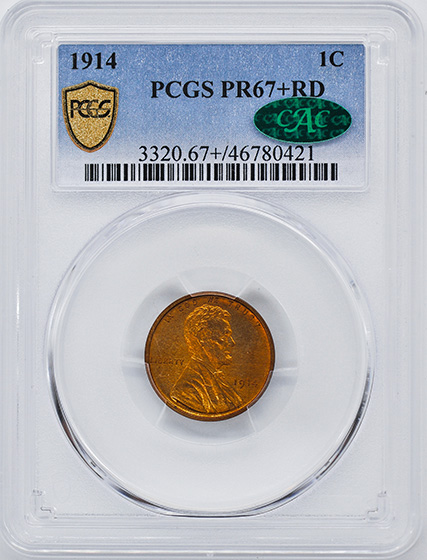 Picture of 1914 LINCOLN 1C PR67+ Red