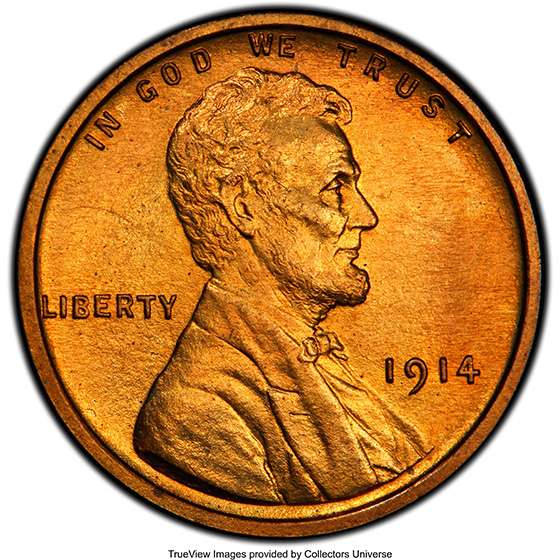 Picture of 1914 LINCOLN 1C PR67+ Red