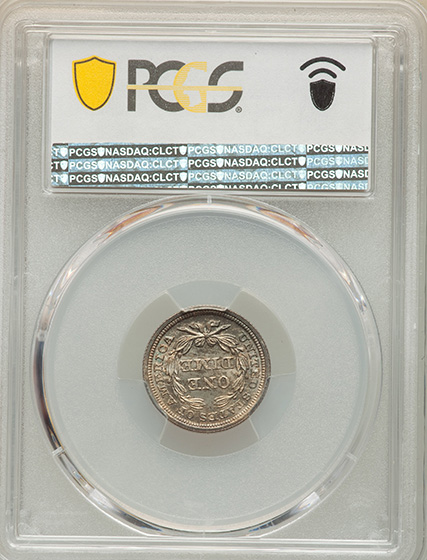 Picture of 1854 LIBERTY SEATED 10C, ARROWS MS67 