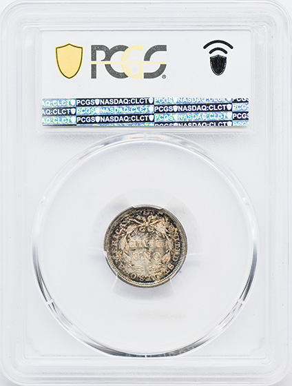 Picture of 1857 LIBERTY SEATED 10C MS66+ 