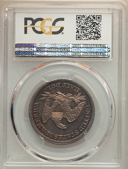 Picture of 1858 LIBERTY SEATED 50C PR66 