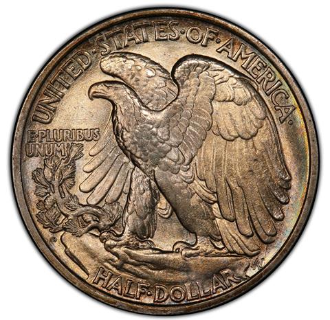 Picture of 1919-D WALKING LIBERTY 50C MS64+ 