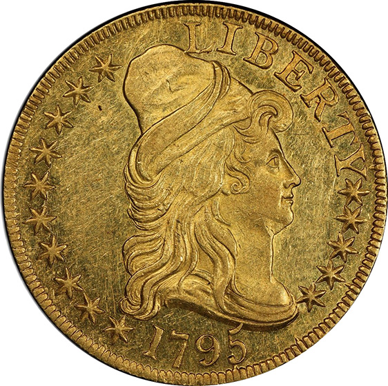 Picture of 1795 DRAPED BUST $5 MS62 