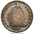 Picture of 1806 DRAPED BUST 50C, POINTED 6, NO STEM MS64+ 