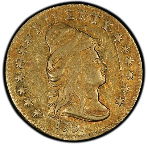 1797 DRAPED BUST $2.5
