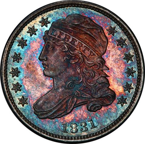 Picture of 1831 CAPPED BUST 10C PR66 