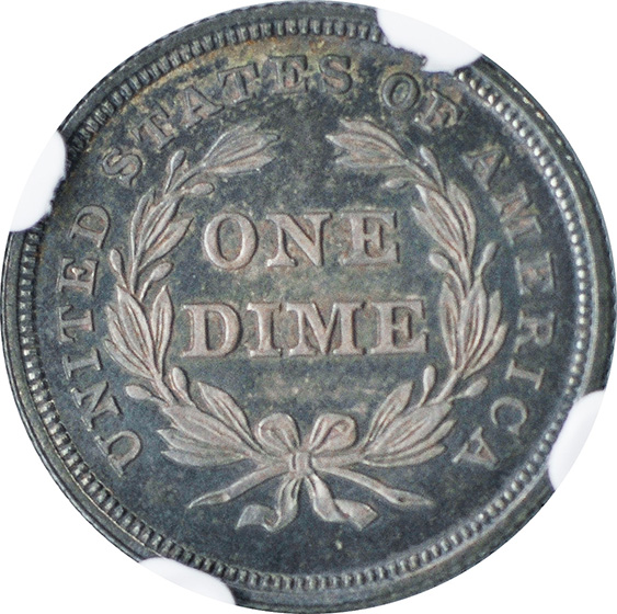 Picture of 1837 LIBERTY SEATED 10C, NO STARS PR67 