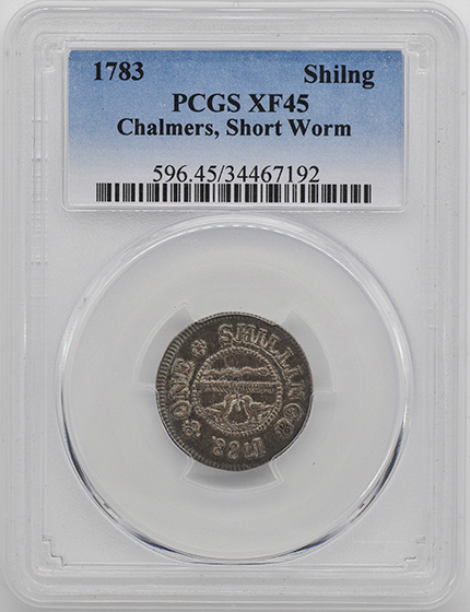 Picture of 1783 CHALMERS, SHORT WORM SHILNG XF45 