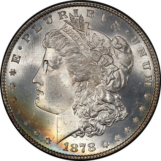 Picture of 1878 MORGAN S$1, 8TF MS66+ 