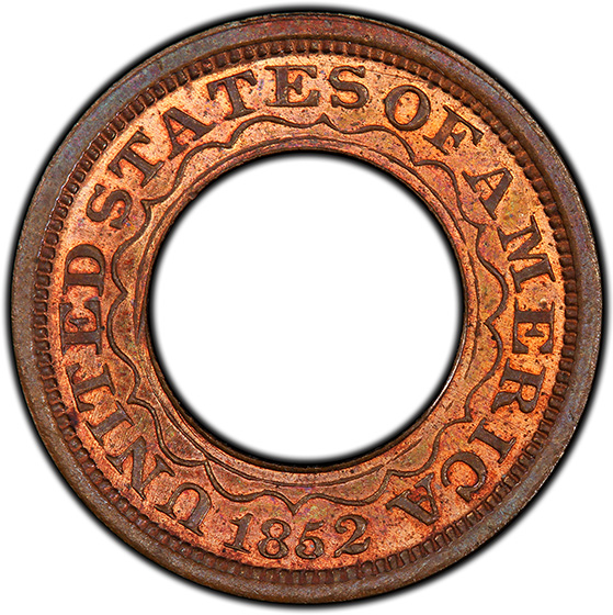 Picture of 1852 G$1 J-147 PR66 Red Brown