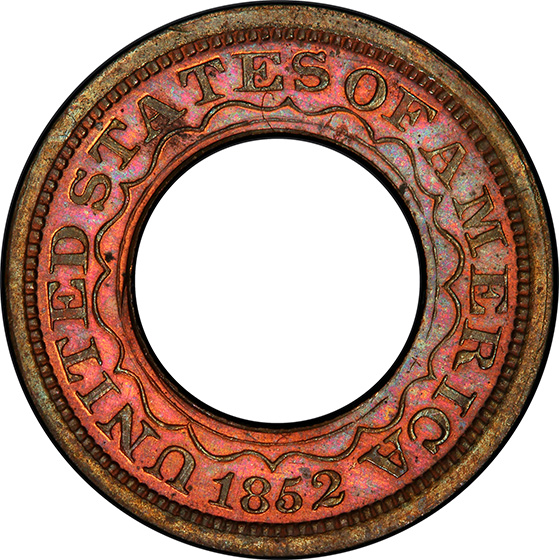 Picture of 1852 G$1 J-147 PR66 Red Brown Picture of 1852 G$1 J-147 PR66 Red Brown