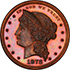 Picture of 1878 STANDARD $1 J-1554b PR65+ Red Brown