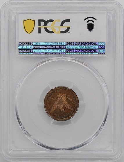 Picture of 1867 $2 1/2 J-595 PR66 Brown