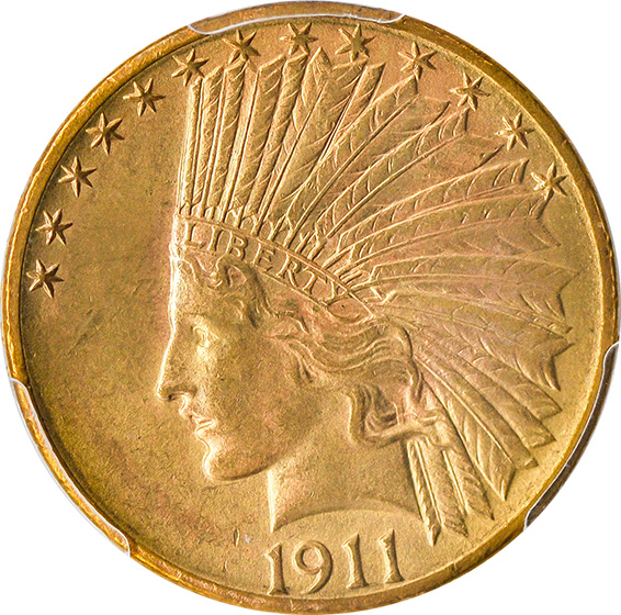 Picture of 1911-D INDIAN $10 MS64 