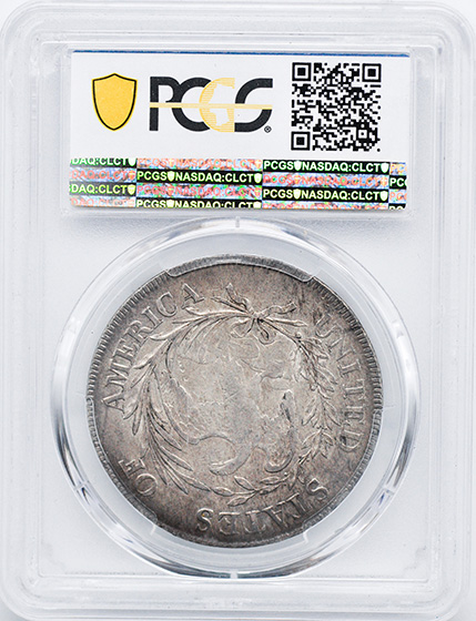 Picture of 1797 DRAPED BUST $1, 10X6 STARS AU50 