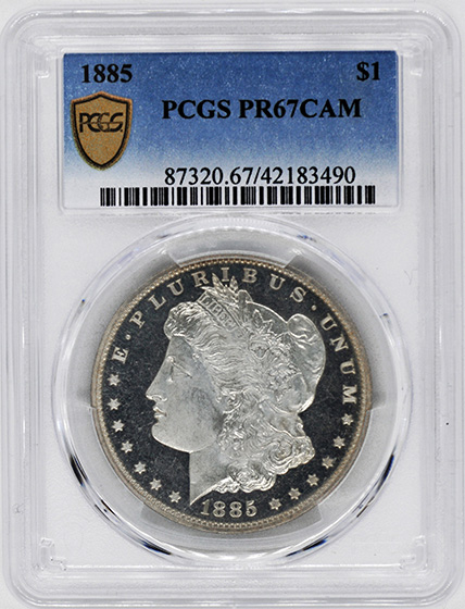 Picture of 1885 MORGAN S$1 PR67 Cameo