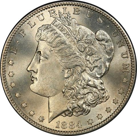 Picture of 1884-S MORGAN S$1 MS63 