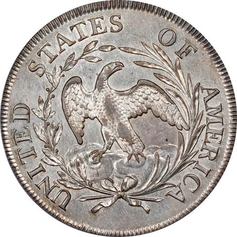 1796 DRAPED BUST $1 MS58