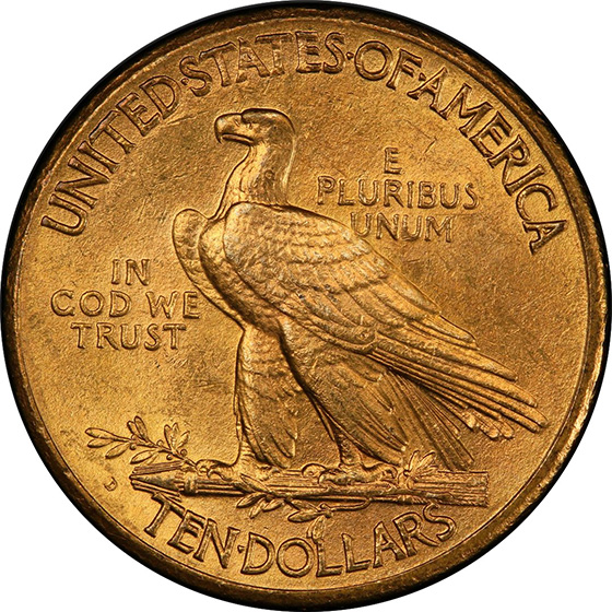 Picture of 1911-D INDIAN $10 MS64 