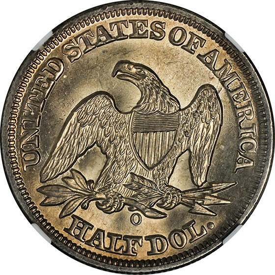 Picture of 1855-O LIBERTY SEATED 50C, ARROWS MS65+ 