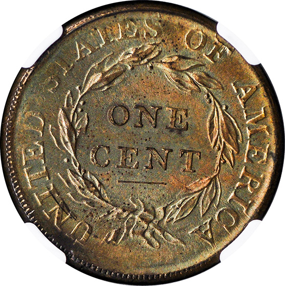 Picture of 1808 CLASSIC HEAD 1C MS66 Brown