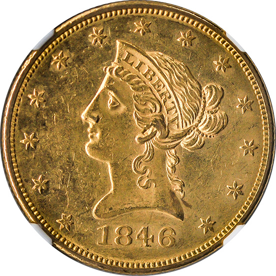 Picture of 1846 LIBERTY HEAD $10 MS61 