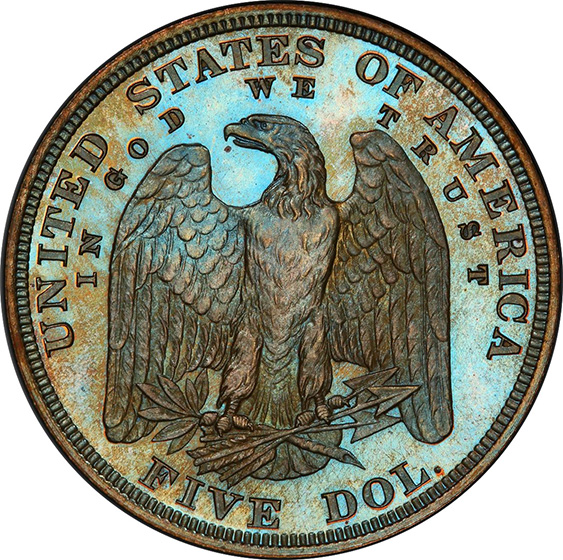 Picture of 1878 - $5 J-1569 PR68 Brown