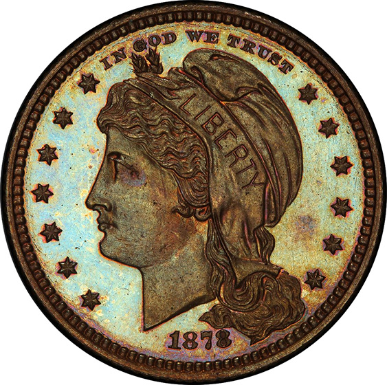 Picture of 1878 LIBERTY HEAD $5 J-1576 PR66+ Brown