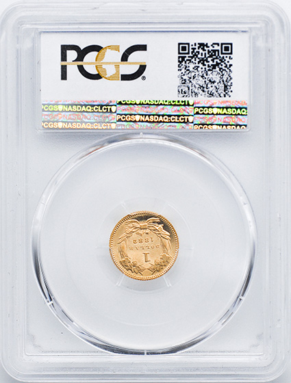 Picture of 1882 GOLD G$1, TYPE 3 PR66 Deep Cameo