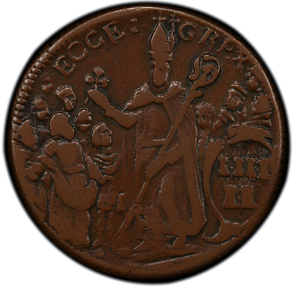 Picture of ST PATRICK NEW JERSEY 1/2 P XF45 Brown