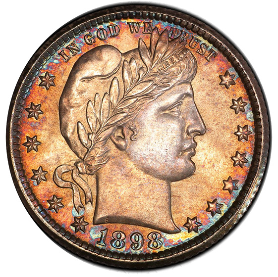 1898-O BARBER 25C