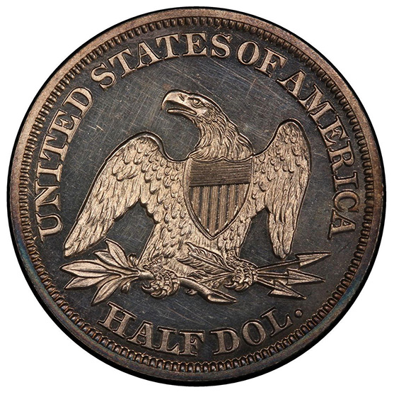 Picture of 1848 LIBERTY SEATED 50C, NO MOTTO PR64 