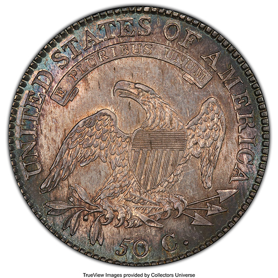 Picture of 1817/3 CAPPED BUST 50C MS63+ 