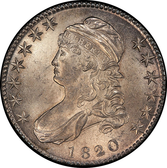 1820/19 CAPPED BUST 50C