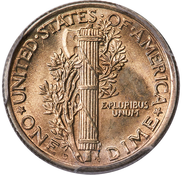 Picture of 1919-D MERCURY 10C MS65 Full Bands